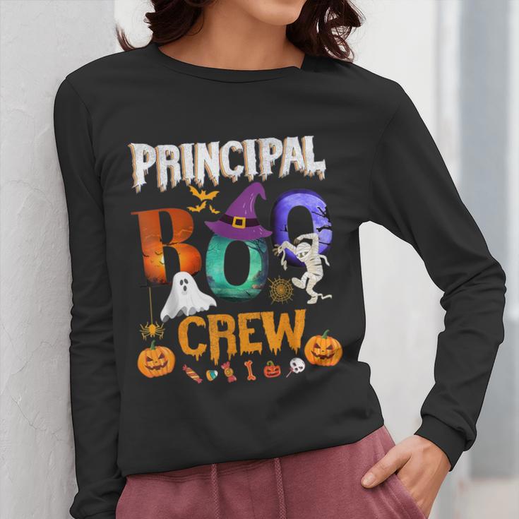 Principal Boo Crew Teacher Student Halloween Costume For Men Women Kids Women Long Sleeve T-Shirt, funny design Principal Boo Crew Teacher Student Halloween Costume For Men Women Kids Women Long Sleeve T-Shirt, funny design