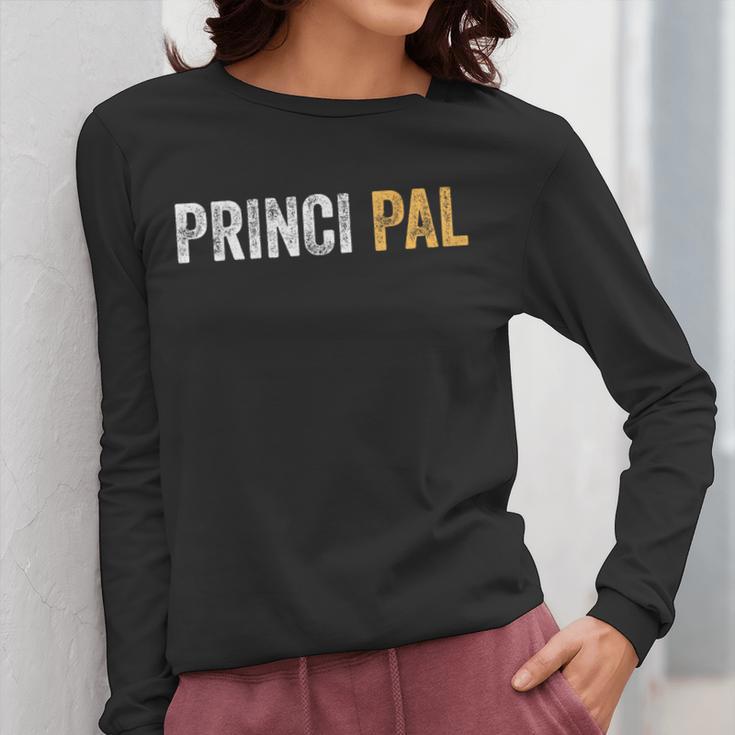 Principal School Teacher Friend Men Women Women Long Sleeve T-Shirt, Friend Gifts, Couple Gifts, funny design