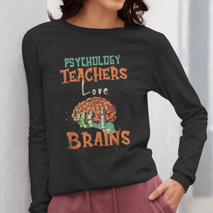 Psychology Teachers Love Brains Halloween For Psychologists Men Women Women Long Sleeve T-Shirt, funny design Psychology Teachers Love Brains Halloween For Psychologists Men Women Women Long Sleeve T-Shirt, funny design