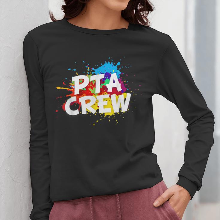 PTA Crew Back To School Volunteer Board Mom Parent Teacher Women Long Sleeve T-Shirt, Couple Gifts, funny design