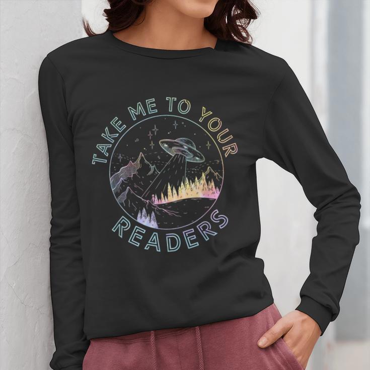 Take Reading English Teacher Library Alien Space T-S Tie Dye Women Long Sleeve T-Shirt, English Teacher Gifts, funny design Take Reading English Teacher Library Alien Space T-S Tie Dye Women Long Sleeve T-Shirt, English Teacher Gifts, funny design