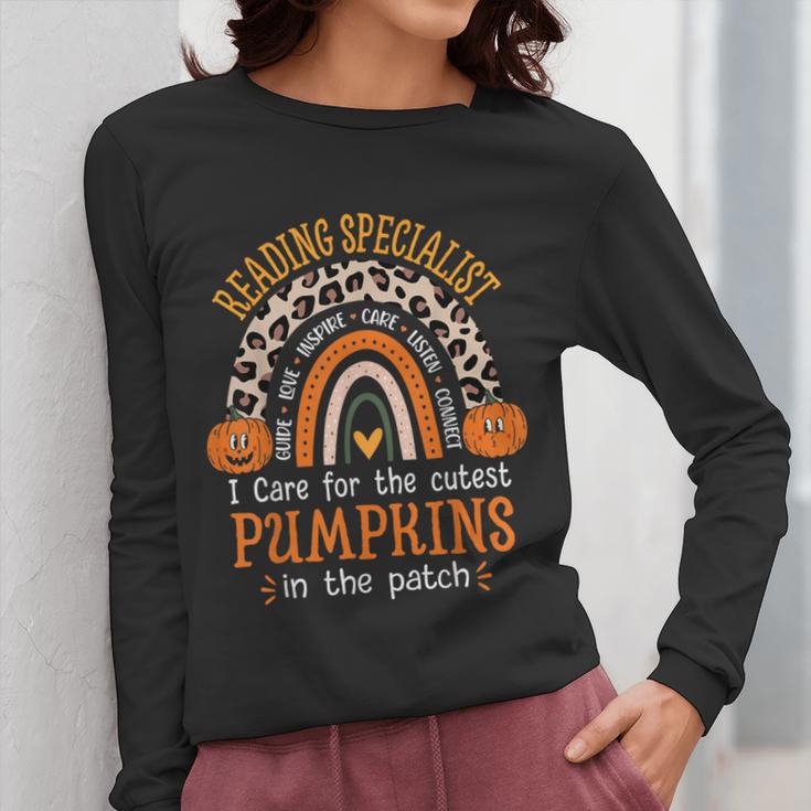Reading Specialist Halloween Reading Teacher For Men Women Women Long Sleeve T-Shirt, funny design Reading Specialist Halloween Reading Teacher For Men Women Women Long Sleeve T-Shirt, funny design