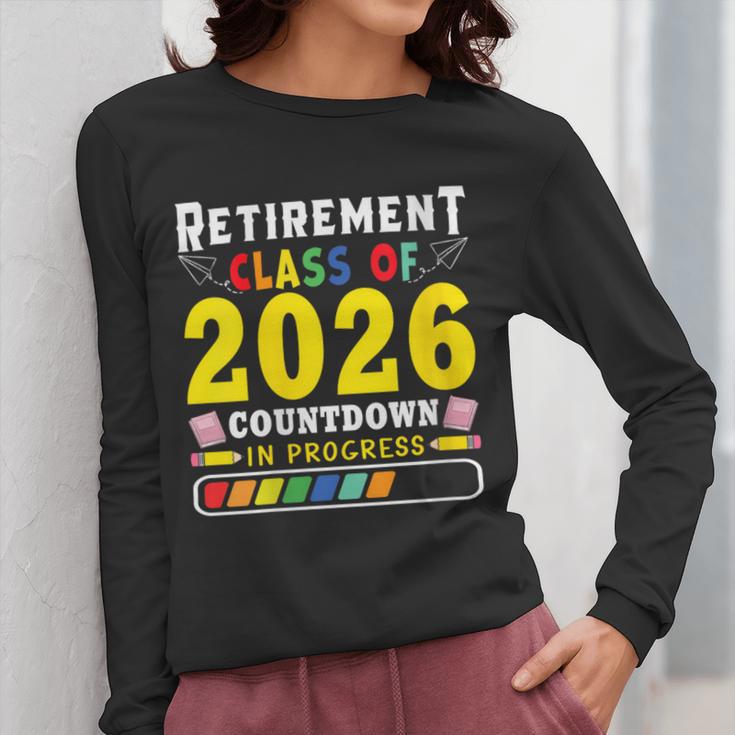 Retirement Primary Elementary Teacher 2026 Retiring Progress Women Long Sleeve T-Shirt, funny design Retirement Primary Elementary Teacher 2026 Retiring Progress Women Long Sleeve T-Shirt, funny design