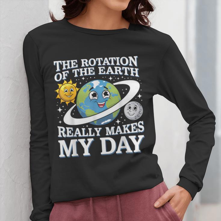 Rotation Of Earth Science Teacher Earth Day Men Women Women Long Sleeve T-Shirt, Science Teacher Gifts, funny design Rotation Of Earth Science Teacher Earth Day Men Women Women Long Sleeve T-Shirt, Science Teacher Gifts, funny design