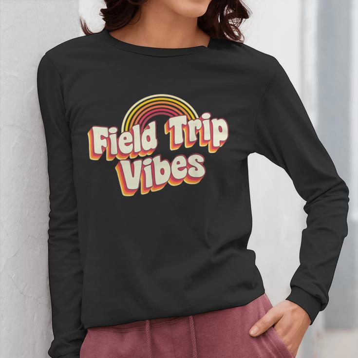 School Bus Trip Vibes Students Teachers Students Field Trip For Men Women Kids Women Long Sleeve T-Shirt, funny design School Bus Trip Vibes Students Teachers Students Field Trip For Men Women Kids Women Long Sleeve T-Shirt, funny design