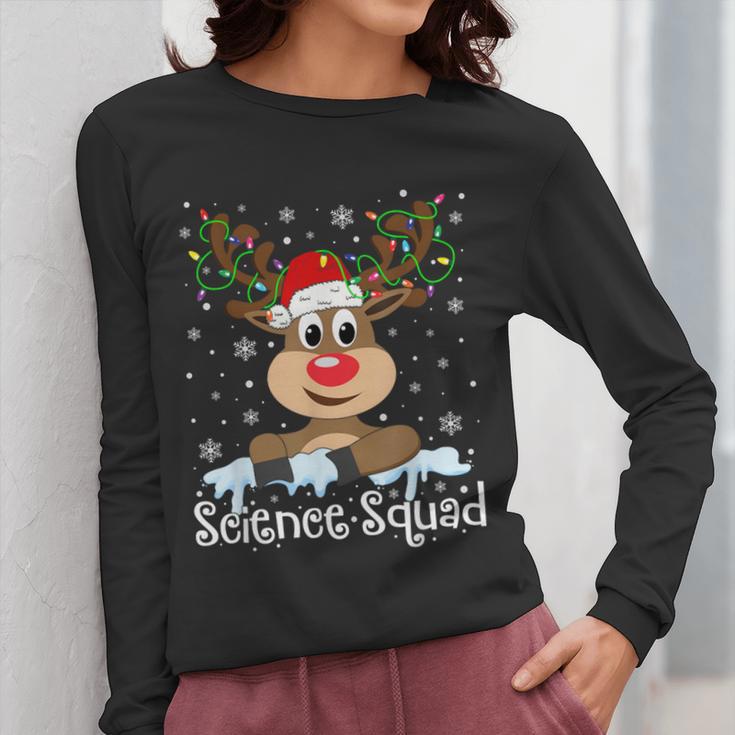 Science Teacher Squad Reindeer Christmas Teacher Xmas Lights For Men Women Women Long Sleeve T-Shirt, Science Teacher Gifts, funny design Science Teacher Squad Reindeer Christmas Teacher Xmas Lights For Men Women Women Long Sleeve T-Shirt, Science Teacher Gifts, funny design