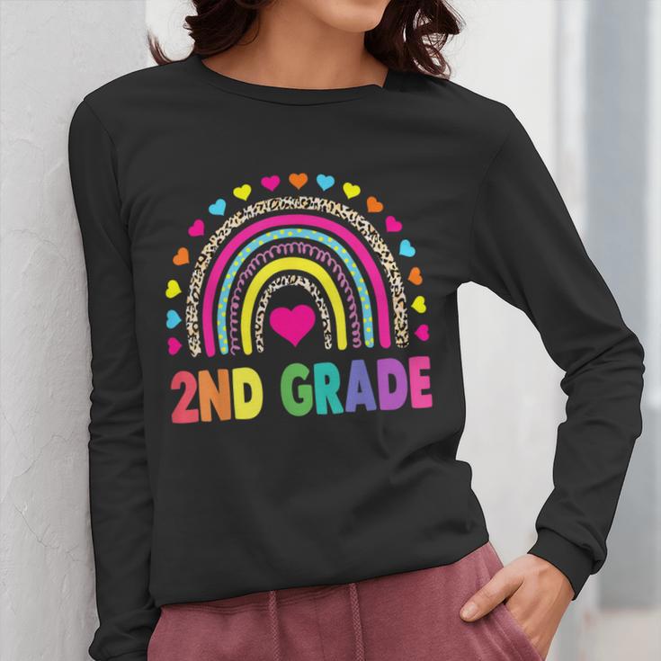 Second Grade Rainbow Girls Boys Teacher Team 2nd Grade Squad Women Long Sleeve T-Shirt, 2nd Grade Teacher Gifts, funny design Second Grade Rainbow Girls Boys Teacher Team 2nd Grade Squad Women Long Sleeve T-Shirt, 2nd Grade Teacher Gifts, funny design