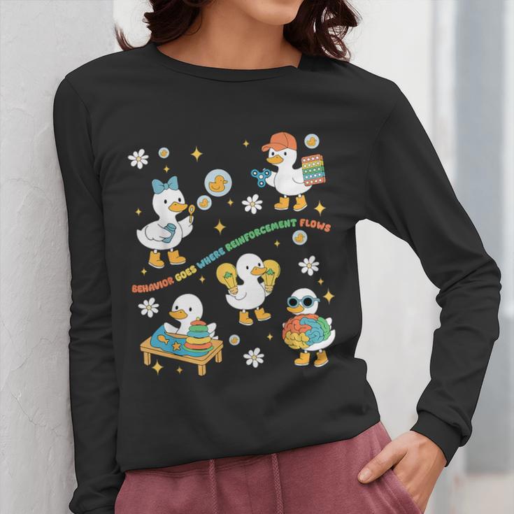 Silly Goose Behavior Analyst RBT ABA Therapy SPED Teacher Women Long Sleeve T-Shirt, funny design Silly Goose Behavior Analyst RBT ABA Therapy SPED Teacher Women Long Sleeve T-Shirt, funny design