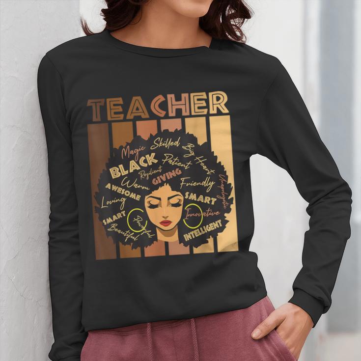 Smart Teacher Afro Girl Melanin African American Wowen Women Long Sleeve T-Shirt, funny design Smart Teacher Afro Girl Melanin African American Wowen Women Long Sleeve T-Shirt, funny design