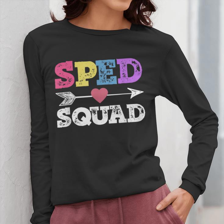 Special Education Squad Shirt SPED Squad Teacher's Day For Men Women Women Long Sleeve T-Shirt, funny design Special Education Squad Shirt SPED Squad Teacher's Day For Men Women Women Long Sleeve T-Shirt, funny design