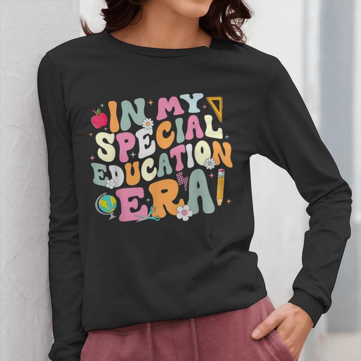 Special Education Teacher Era Inspirational SPED ABA Autism Women Long Sleeve T-Shirt, funny design