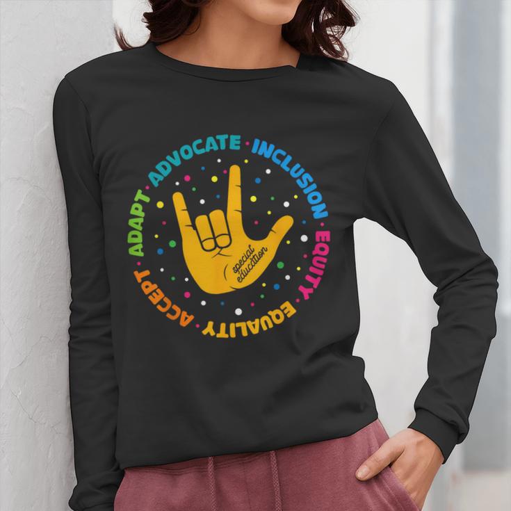 Special Education Teacher Inspirational SPED Teachers Autism Women Long Sleeve T-Shirt, funny design