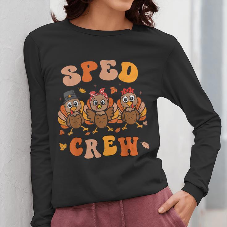 Sped Teacher Crew Thanksgiving Special Education Teacher Women Long Sleeve T-Shirt, funny design Sped Teacher Crew Thanksgiving Special Education Teacher Women Long Sleeve T-Shirt, funny design