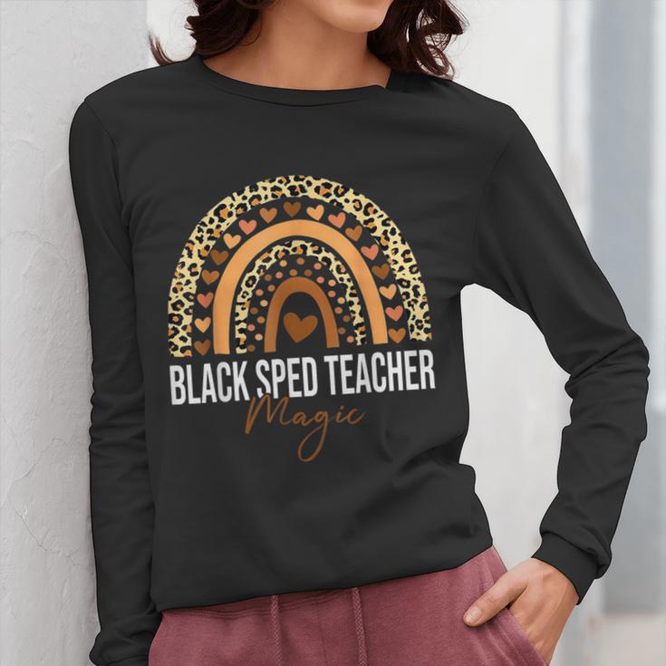 SPED Teacher Teacher Educator Magic Africa Proud Women Long Sleeve T-Shirt, funny design