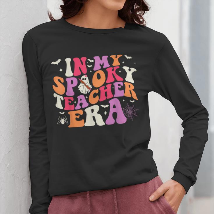 In My Spooky Teacher Era Halloween Teacher Back To School Women Long Sleeve T-Shirt, funny design In My Spooky Teacher Era Halloween Teacher Back To School Women Long Sleeve T-Shirt, funny design