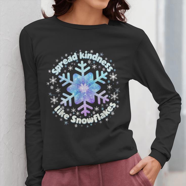 Spread Kindness Like Snowflakes Christmas Teacher Unity Day Women Long Sleeve T-Shirt, funny design Spread Kindness Like Snowflakes Christmas Teacher Unity Day Women Long Sleeve T-Shirt, funny design