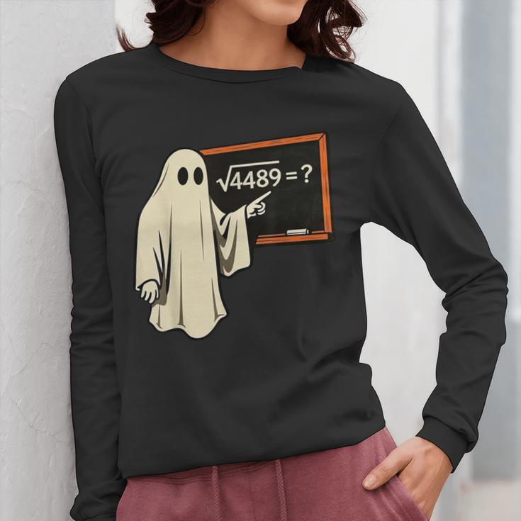 Square Root 67 Ghost Math Teacher 4489 Meme Halloween Women Long Sleeve T-Shirt, funny design Square Root 67 Ghost Math Teacher 4489 Meme Halloween Women Long Sleeve T-Shirt, funny design