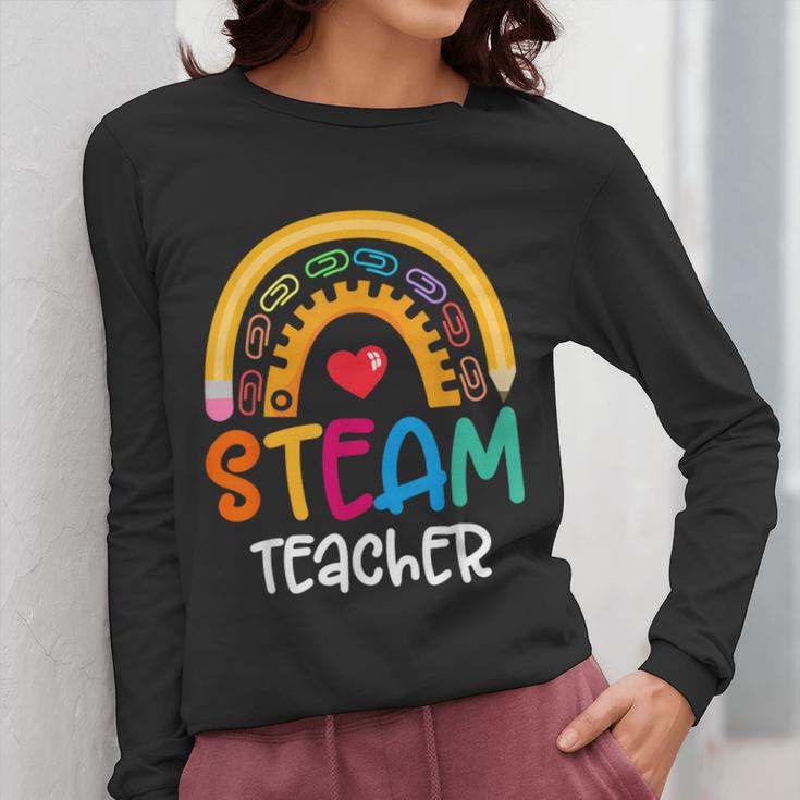 STEAM Teacher Squad Team Crew Back To School STEM Special Women Long Sleeve T-Shirt, funny design STEAM Teacher Squad Team Crew Back To School STEM Special Women Long Sleeve T-Shirt, funny design