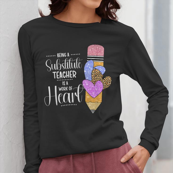 Being A Substitute Teacher Substitute Teaching Women Long Sleeve T-Shirt, funny design Being A Substitute Teacher Substitute Teaching Women Long Sleeve T-Shirt, funny design