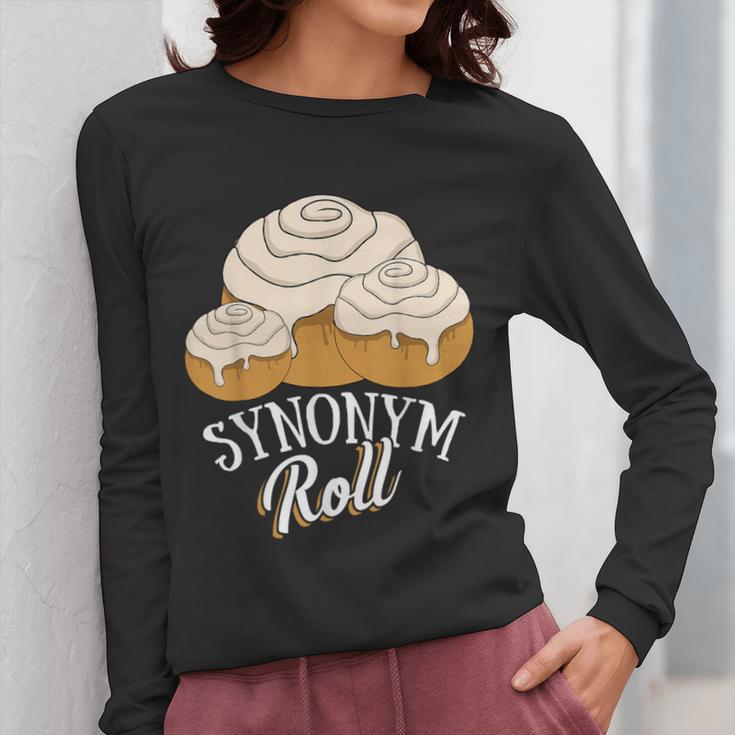 Synonym Roll Teacher And Grammar Geeks Pun For Men Women Kids Women Long Sleeve T-Shirt, funny design Synonym Roll Teacher And Grammar Geeks Pun For Men Women Kids Women Long Sleeve T-Shirt, funny design