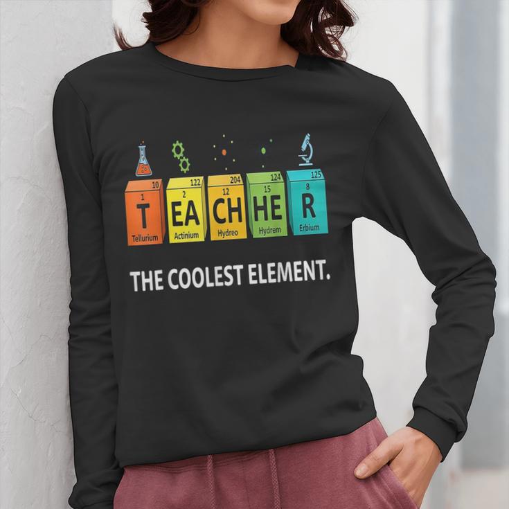 Teacher The Coolest Element Chemistry Periodic Table Science Women Long Sleeve T-Shirt, Science Teacher Gifts, funny design Teacher The Coolest Element Chemistry Periodic Table Science Women Long Sleeve T-Shirt, Science Teacher Gifts, funny design