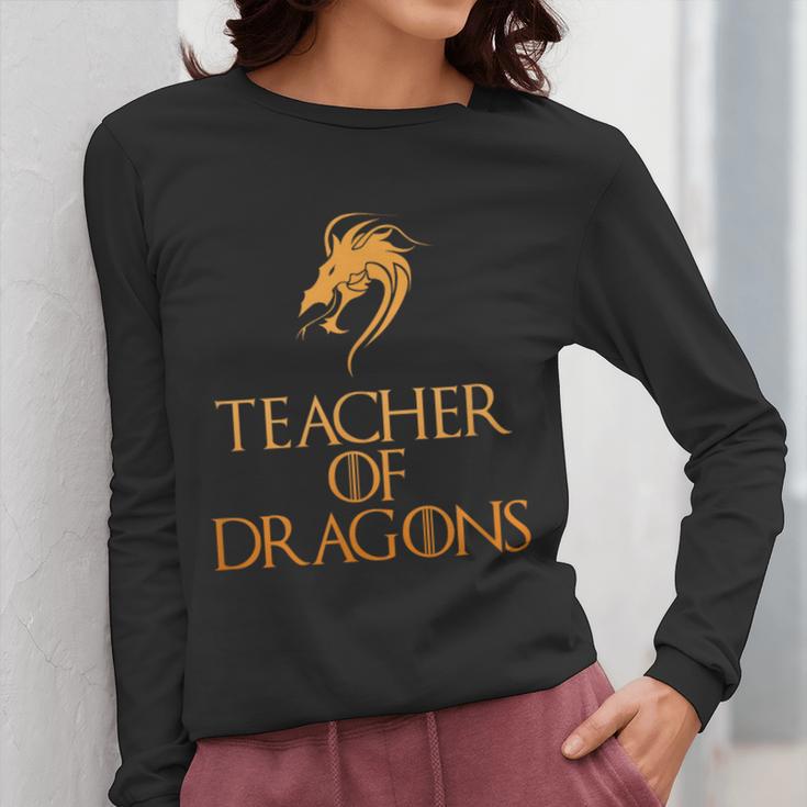 Teacher Of Dragons For Teachers Top Tee T-Shirt Women Long Sleeve T-Shirt, funny design Teacher Of Dragons For Teachers Top Tee T-Shirt Women Long Sleeve T-Shirt, funny design