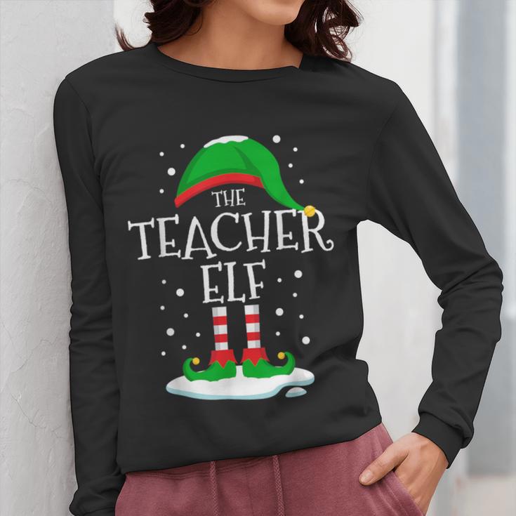 The Teacher Elf Christmas Family Matching Xmas Group For Men Women Women Long Sleeve T-Shirt, funny design The Teacher Elf Christmas Family Matching Xmas Group For Men Women Women Long Sleeve T-Shirt, funny design