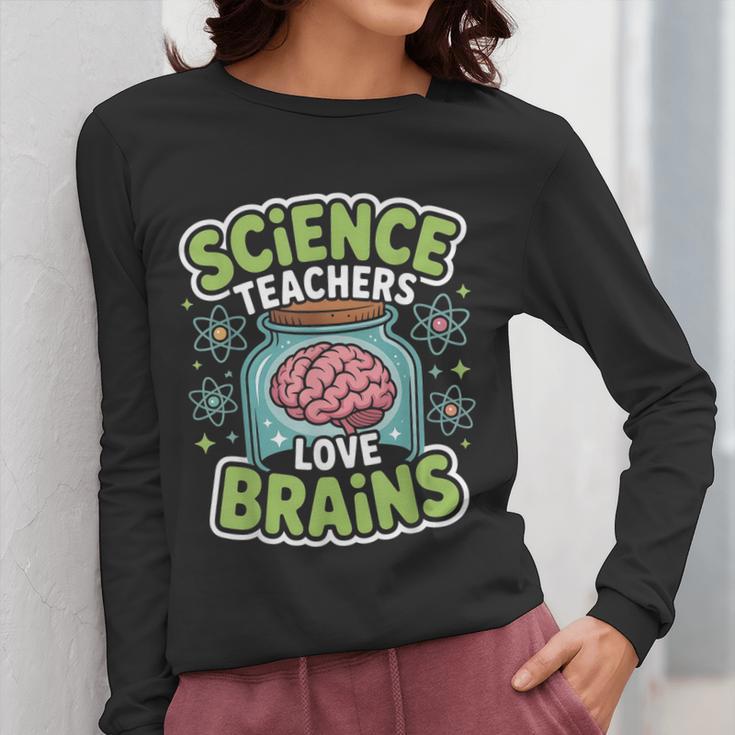 Teacher Halloween Costume Science Teachers Love Brains Women Long Sleeve T-Shirt, Science Teacher Gifts, funny design Teacher Halloween Costume Science Teachers Love Brains Women Long Sleeve T-Shirt, Science Teacher Gifts, funny design