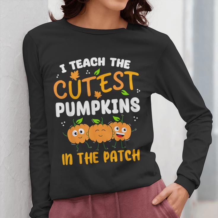 Teacher Halloween Pre-K Teacher Kindergarten Cutest Pumpkins Men Women Kids Women Long Sleeve T-Shirt, funny design Teacher Halloween Pre-K Teacher Kindergarten Cutest Pumpkins Men Women Kids Women Long Sleeve T-Shirt, funny design