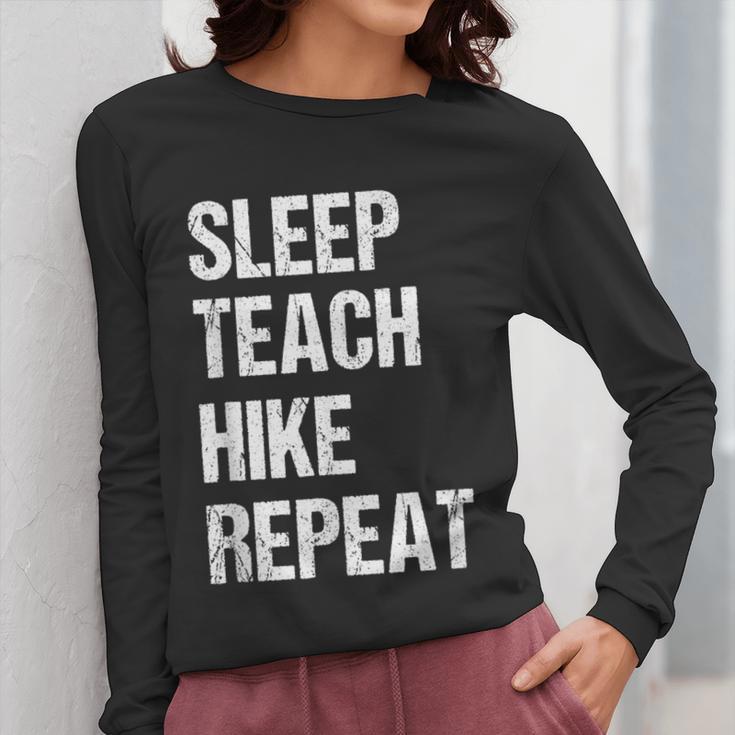 Teacher Hiking Shirt Teaching Hiker T Shirt Women Long Sleeve T-Shirt, funny design Teacher Hiking Shirt Teaching Hiker T Shirt Women Long Sleeve T-Shirt, funny design