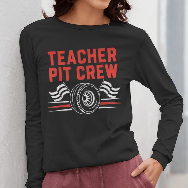 Teacher Pit Crew Race Car Driver Costume Men Women Kids Women Long Sleeve T-Shirt, funny design Teacher Pit Crew Race Car Driver Costume Men Women Kids Women Long Sleeve T-Shirt, funny design
