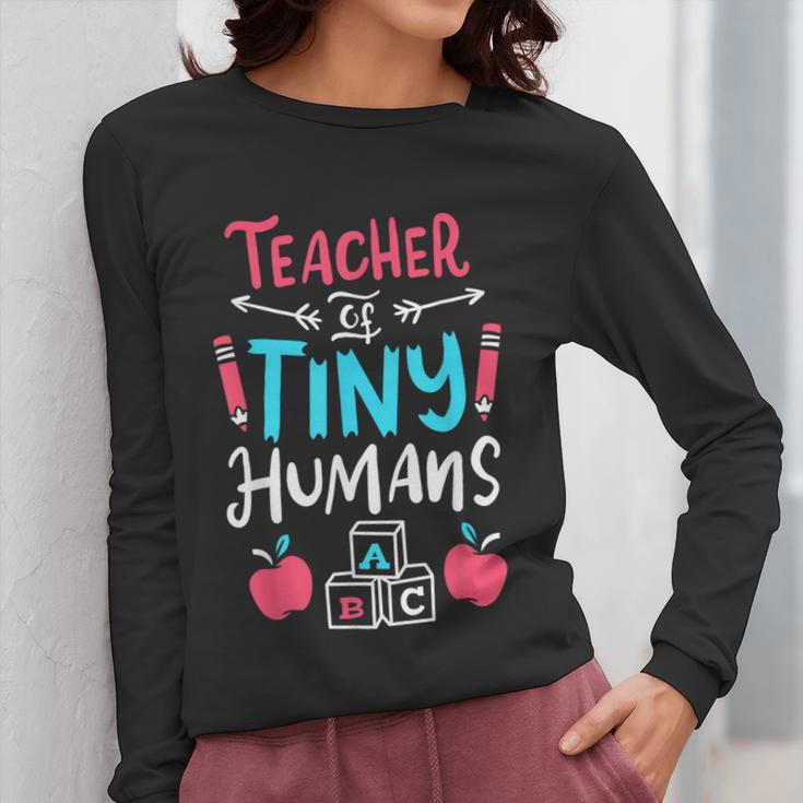 Teacher Preschool Pre K Kindergarten Women Long Sleeve T-Shirt, funny design Teacher Preschool Pre K Kindergarten Women Long Sleeve T-Shirt, funny design