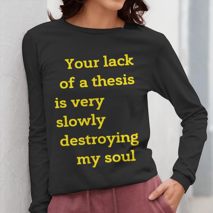 Teacher Or Professor Essay Thesis Writing Joke For Men Women Women Long Sleeve T-Shirt, Writing Teacher Gifts, funny design Teacher Or Professor Essay Thesis Writing Joke For Men Women Women Long Sleeve T-Shirt, Writing Teacher Gifts, funny design