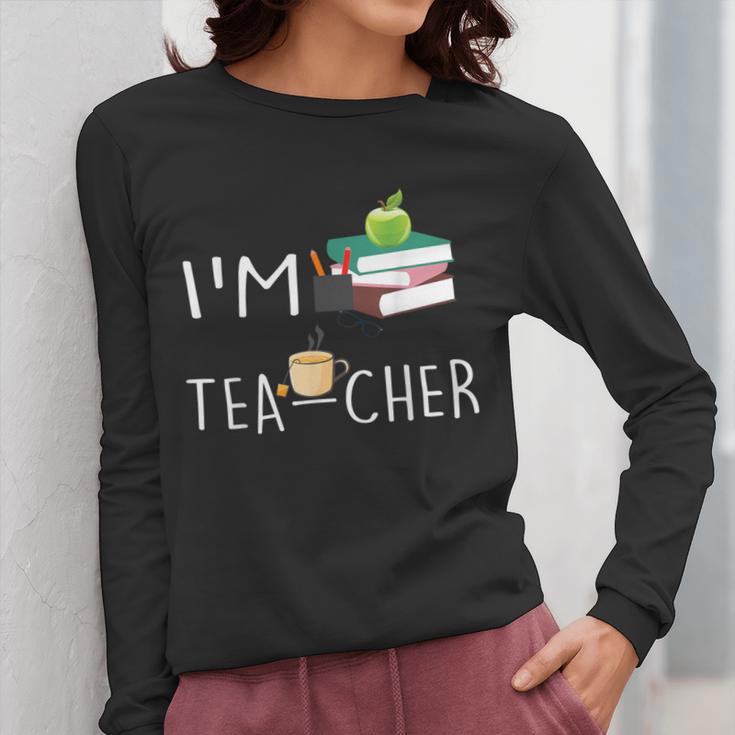 Teacher Puns I'm Tea-Cher Tea Lover Fun Teacher For Men Women Women Long Sleeve T-Shirt, funny design Teacher Puns I'm Tea-Cher Tea Lover Fun Teacher For Men Women Women Long Sleeve T-Shirt, funny design