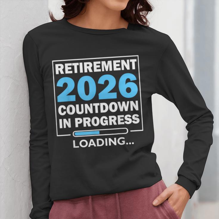 Teacher Retirement Class Of 2026 Loading Retired Women Long Sleeve T-Shirt, funny design Teacher Retirement Class Of 2026 Loading Retired Women Long Sleeve T-Shirt, funny design