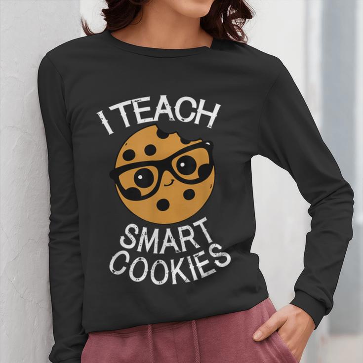 Teacher Shirt I Teach Smart Cookies Shirt Nerd Tee Women Long Sleeve T-Shirt, funny design Teacher Shirt I Teach Smart Cookies Shirt Nerd Tee Women Long Sleeve T-Shirt, funny design