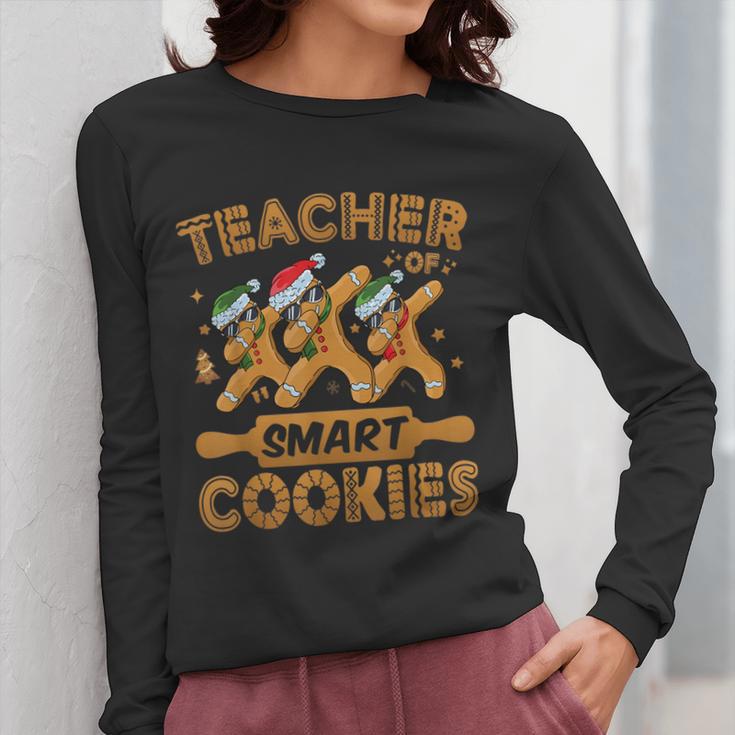 Teacher Of Smart Cookies Gingerbread Christmas Teacher Women Long Sleeve T-Shirt, funny design Teacher Of Smart Cookies Gingerbread Christmas Teacher Women Long Sleeve T-Shirt, funny design