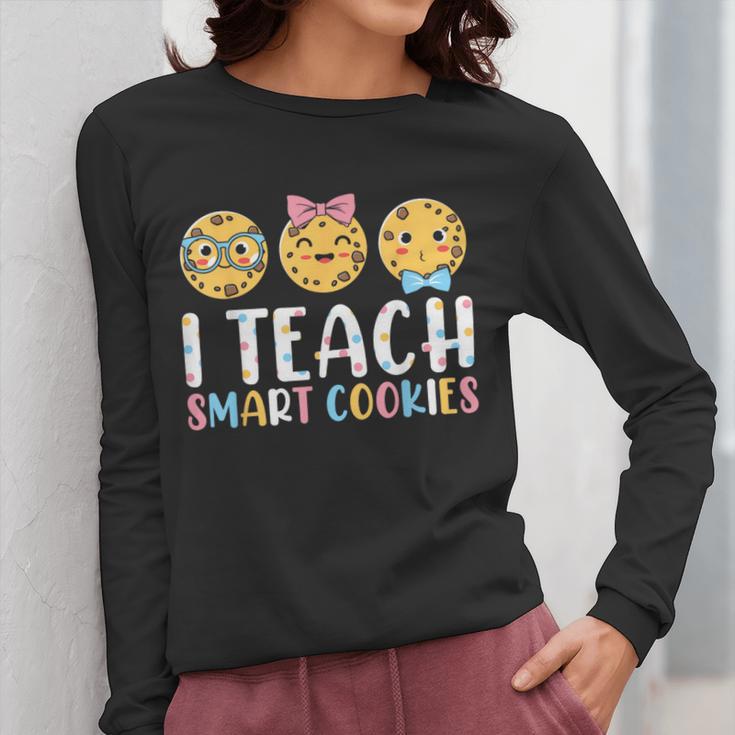 Teacher I Teach Smart Cookies For Men Women Kids Women Long Sleeve T-Shirt, funny design Teacher I Teach Smart Cookies For Men Women Kids Women Long Sleeve T-Shirt, funny design