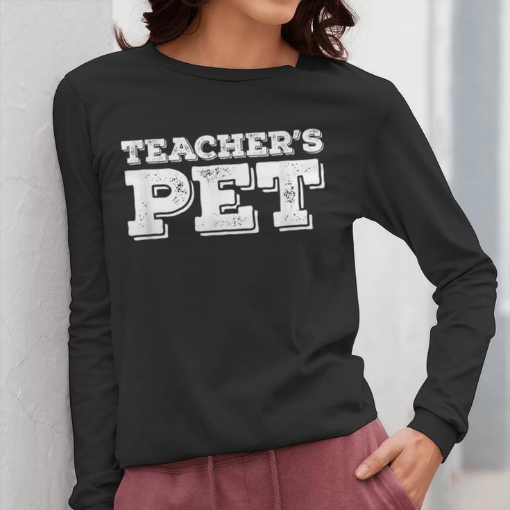 TEACHER'S PET You'Re My Favorite Do Me A Favor Women Long Sleeve T-Shirt, funny design TEACHER'S PET You'Re My Favorite Do Me A Favor Women Long Sleeve T-Shirt, funny design