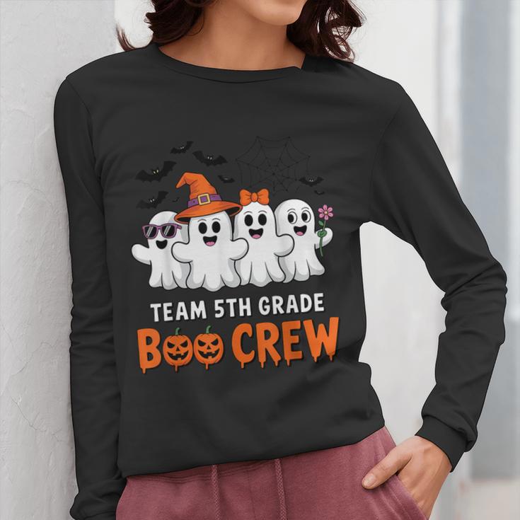 Team 5th Grade Boo Crew Halloween Teacher Student Costume Women Long Sleeve T-Shirt, funny design Team 5th Grade Boo Crew Halloween Teacher Student Costume Women Long Sleeve T-Shirt, funny design