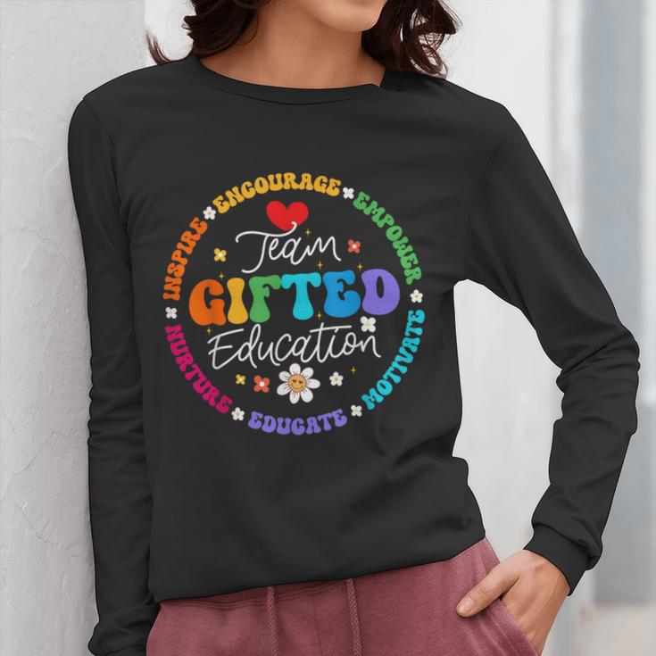 Team Ed Education Teacher Appreciation Back To School Women Long Sleeve T-Shirt, funny design