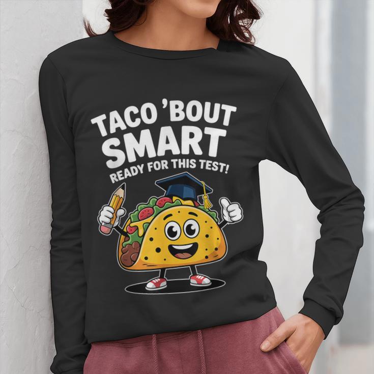 Test Day Teacher Shirt Motivational Testing Day Taco Testing Women Long Sleeve T-Shirt, funny design Test Day Teacher Shirt Motivational Testing Day Taco Testing Women Long Sleeve T-Shirt, funny design