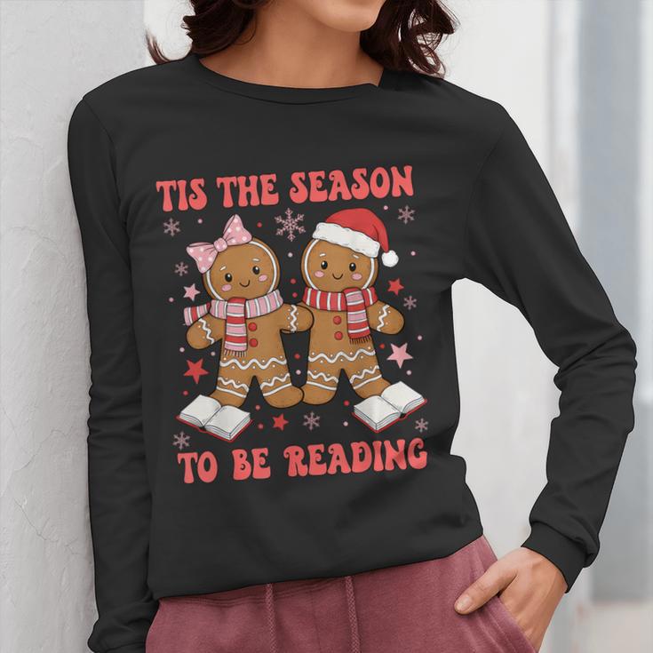 Tis The Season Reading Christmas Shirt Book Lovers Teacher Women Long Sleeve T-Shirt, funny design Tis The Season Reading Christmas Shirt Book Lovers Teacher Women Long Sleeve T-Shirt, funny design