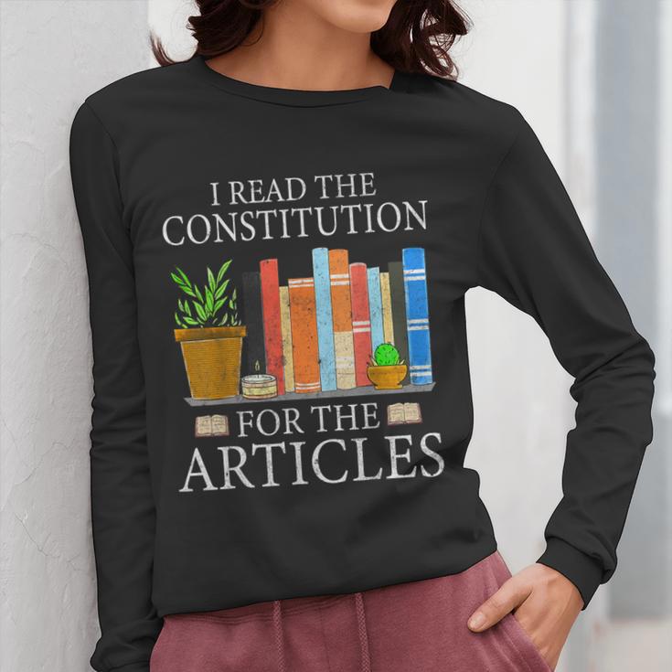 History Teacher I Read The Constitution For The Articles For Men Women Women Long Sleeve T-Shirt, History Teacher Gifts, funny design History Teacher I Read The Constitution For The Articles For Men Women Women Long Sleeve T-Shirt, History Teacher Gifts, funny design