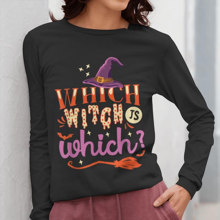 Which Witch Is Which Halloween English Teacher Women Long Sleeve T-Shirt, English Teacher Gifts, funny design