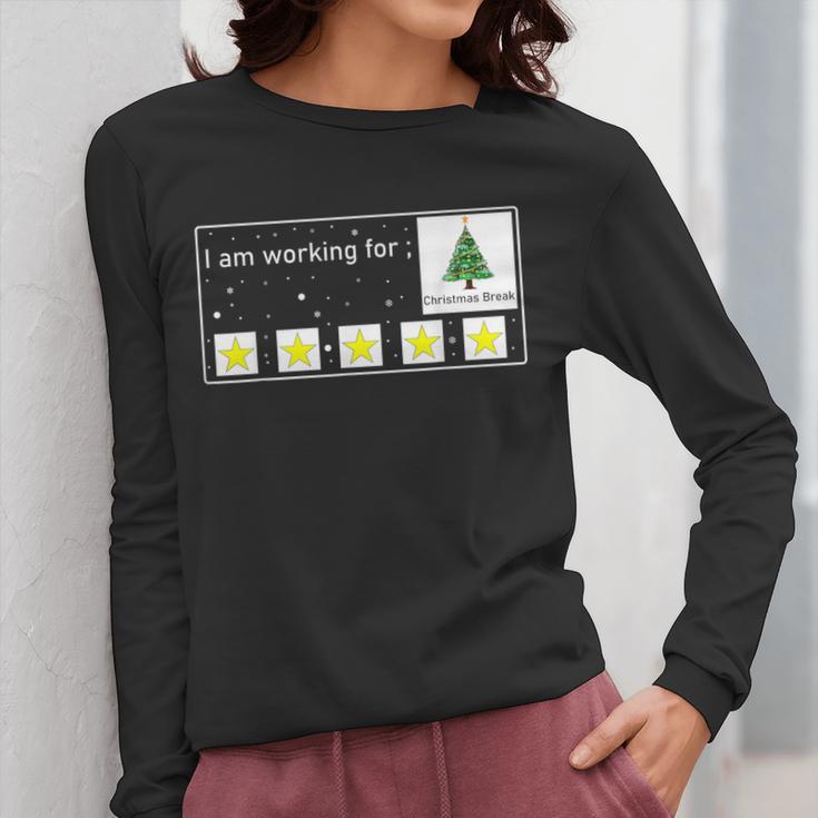 I Am Working For Christmas Break Special Education Teacher Women Long Sleeve T-Shirt, funny design I Am Working For Christmas Break Special Education Teacher Women Long Sleeve T-Shirt, funny design