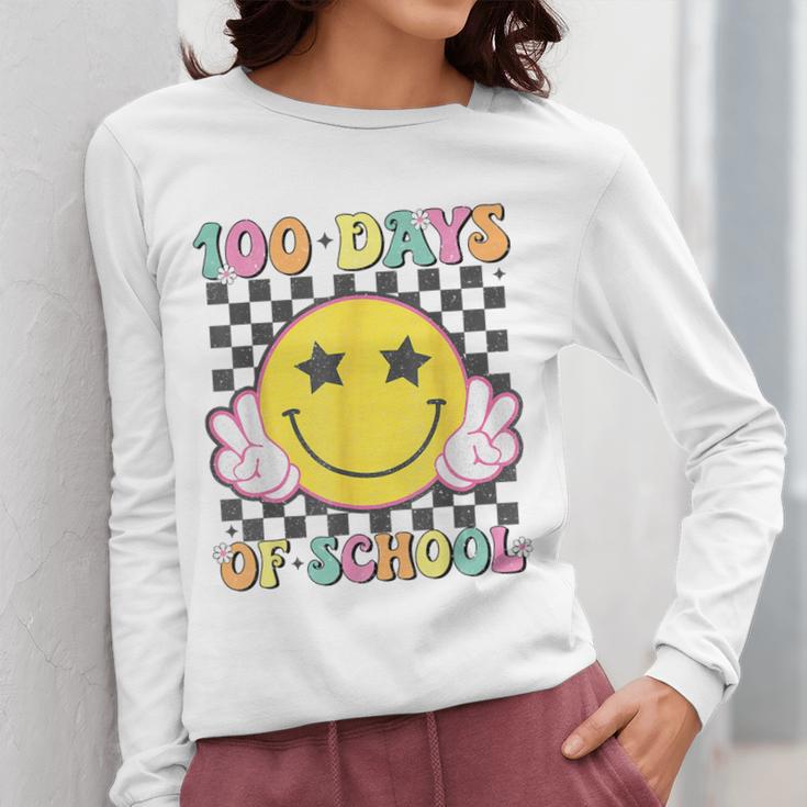 100th Day Of School Teacher Kids 100 Days Of School Women Long Sleeve T-Shirt, funny design