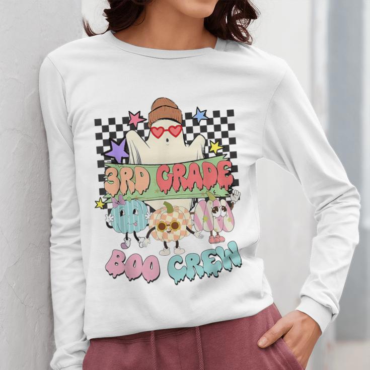 3rd Grade Boo Crew Third Grade Halloween Costume Teacher Kid Women Long Sleeve T-Shirt, funny design 3rd Grade Boo Crew Third Grade Halloween Costume Teacher Kid Women Long Sleeve T-Shirt, funny design