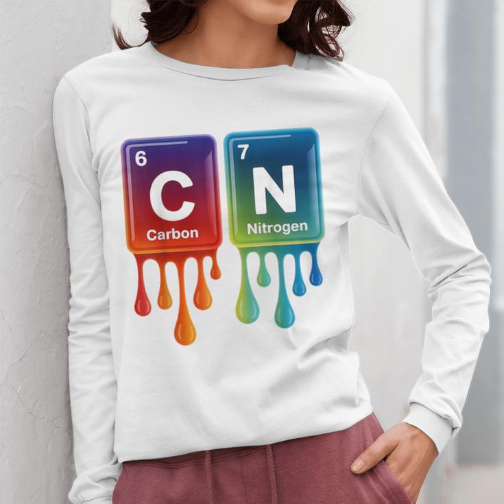 6 7 Science Chemistry Teacher Periodic Table Meme Tee Women Long Sleeve T-Shirt, Science Teacher Gifts, funny design