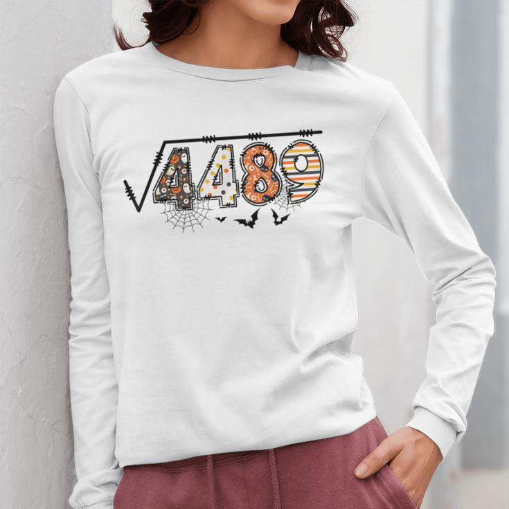6 7 Square Root Of 4489 Slang Math Teacher Halloween Women Long Sleeve T-Shirt, funny design 6 7 Square Root Of 4489 Slang Math Teacher Halloween Women Long Sleeve T-Shirt, funny design